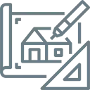 Ícone arquitetura da home seção sobre studio7 interiores e arquitetura