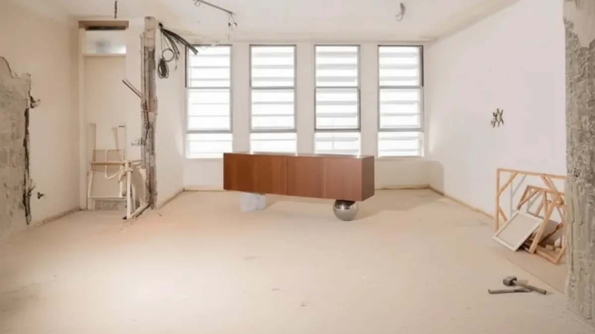 Exposição contemporânea em ambiente inspirado no Edifício Itália com linguagem arquitetônica sofisticada